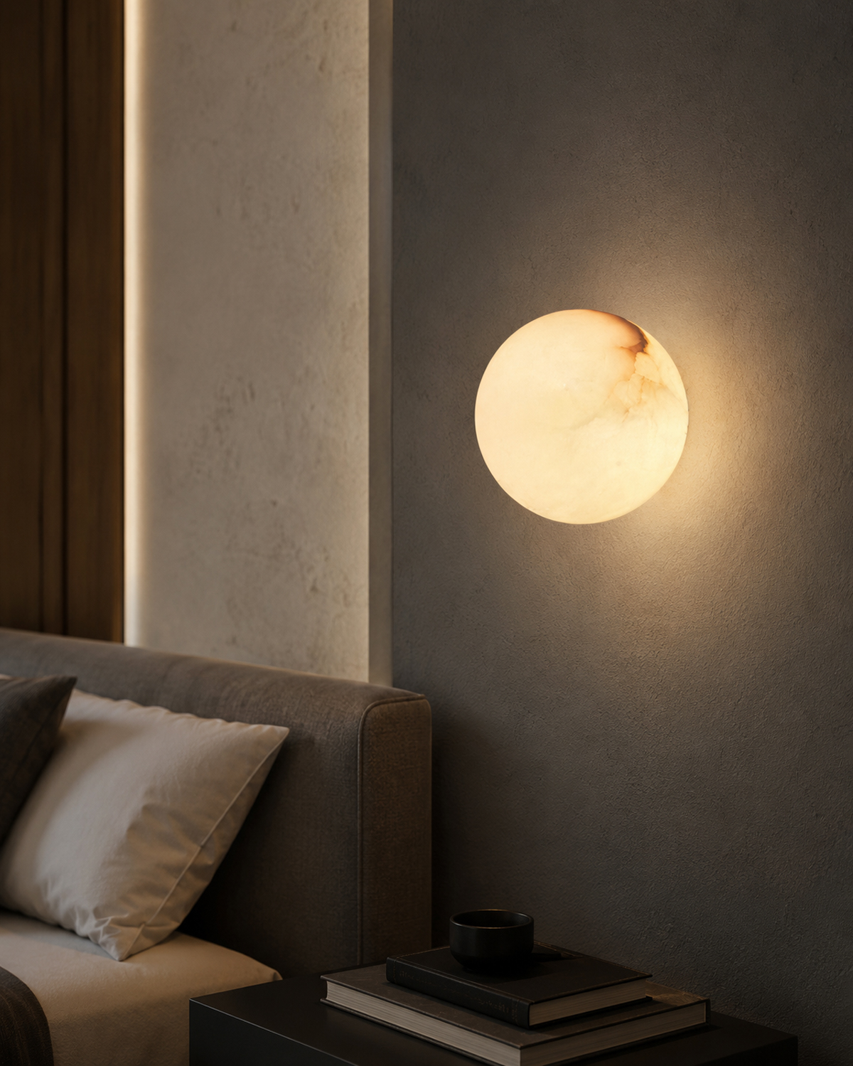 Aeria Alabaster Wall Light