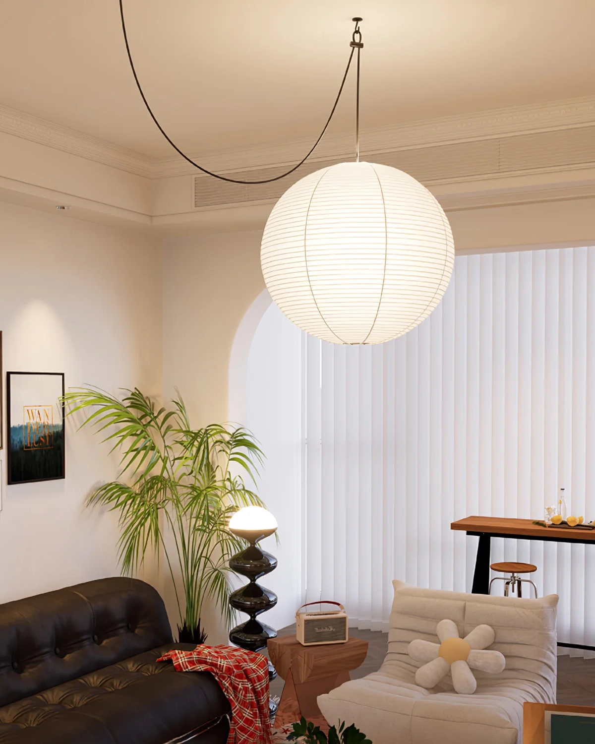 Akari A Pendant Swag Light