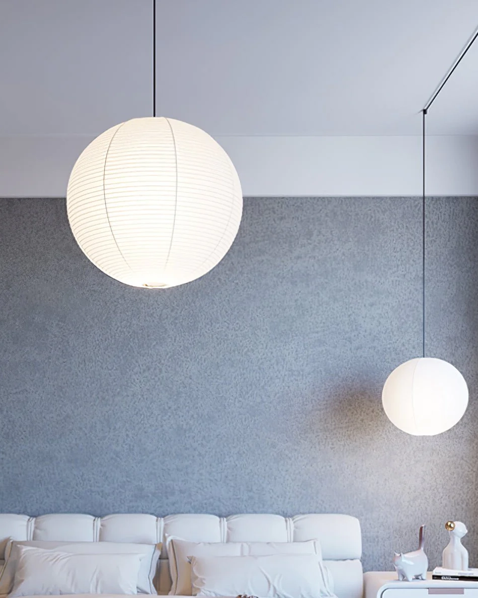 Akari A Round Swag Light