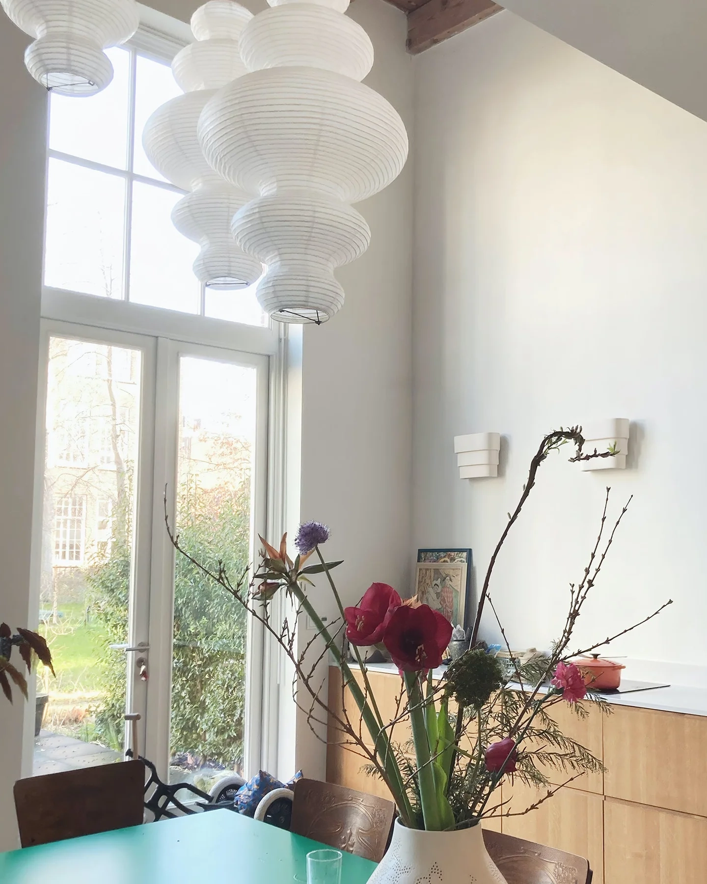 Akari Juni Pendant Swag Lamp