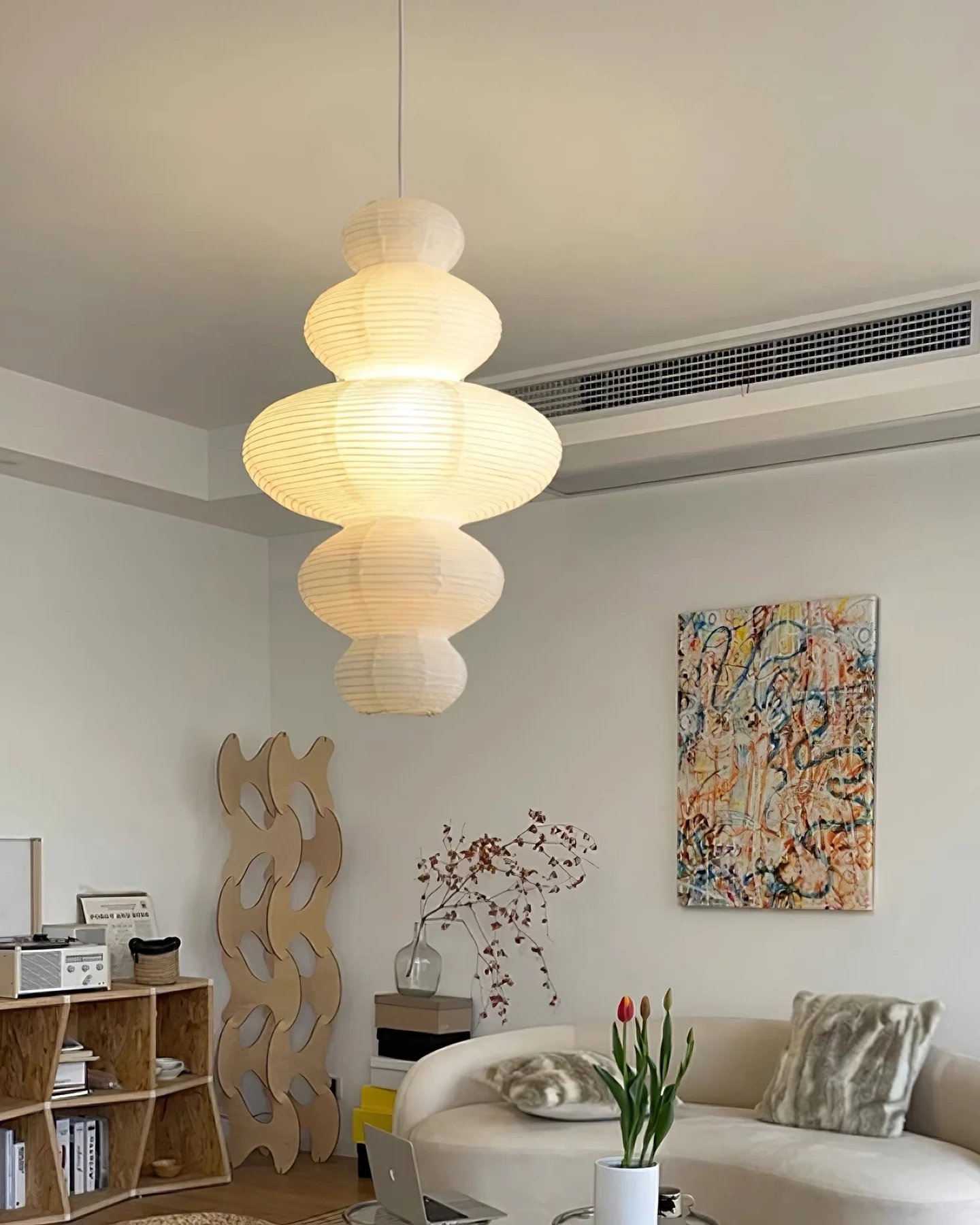 Akari Juni Pendant Swag Lamp