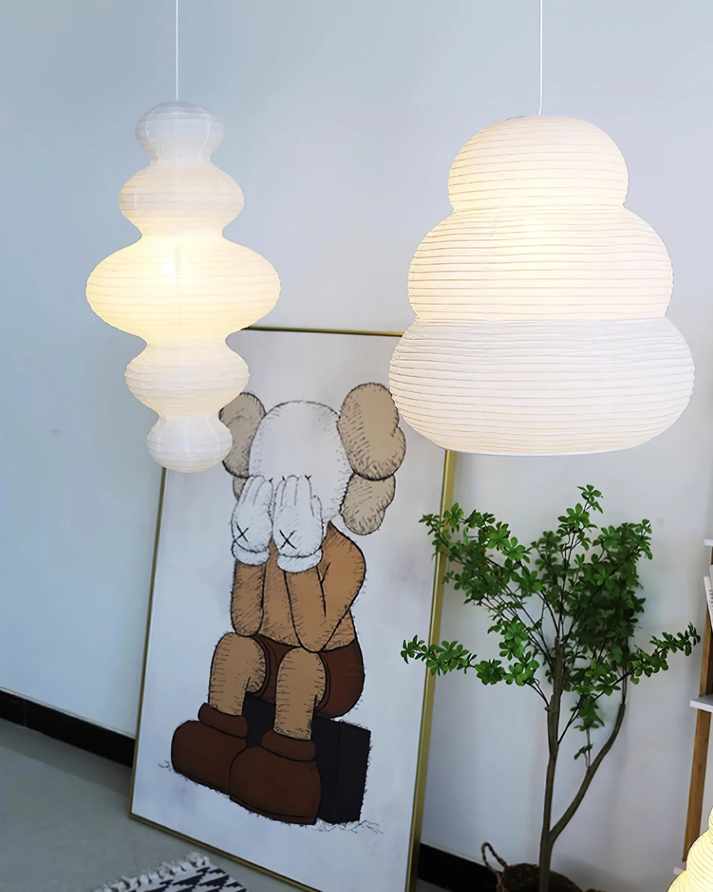 Akari Juni Pendant Swag Lamp