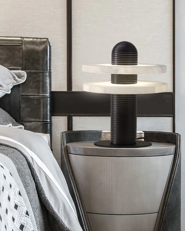 Alabaster Comet Table Lamp