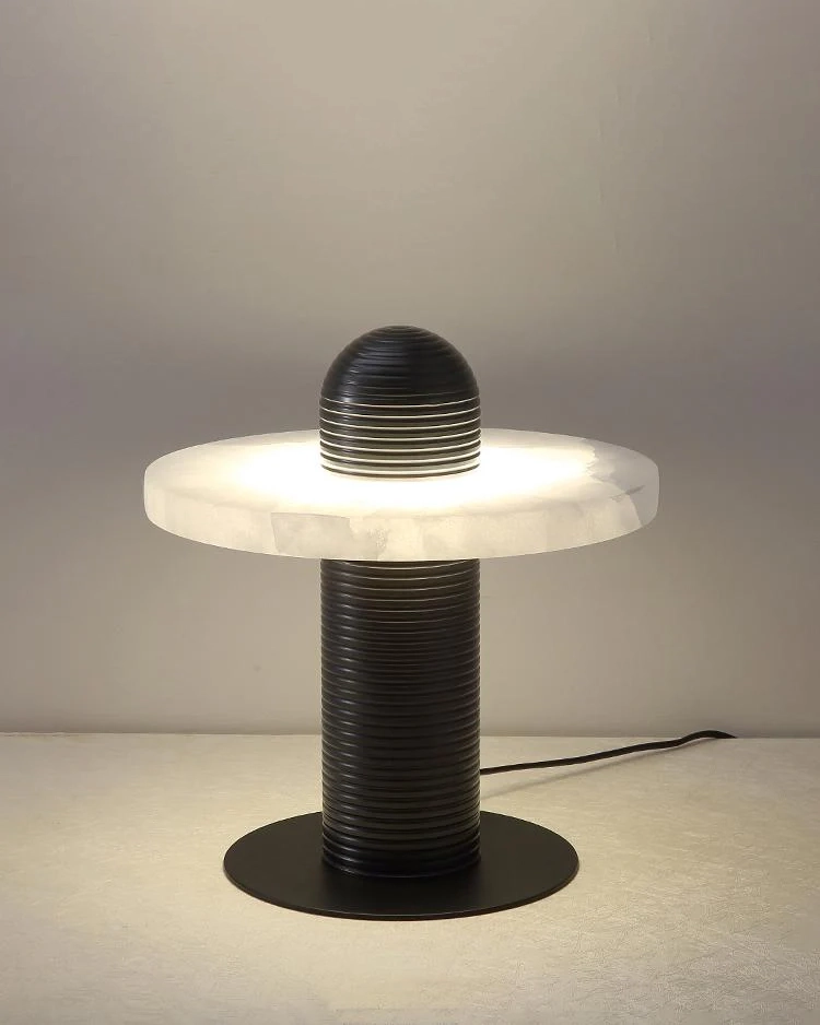 Alabaster Comet Table Lamp