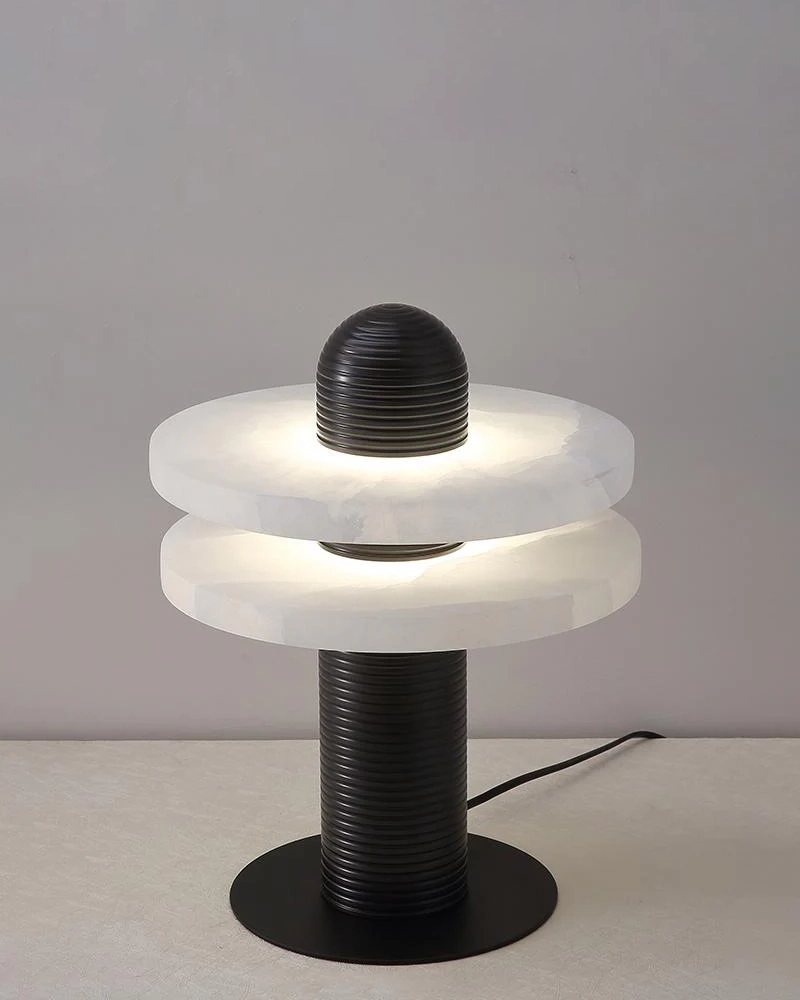 Alabaster Comet Table Lamp