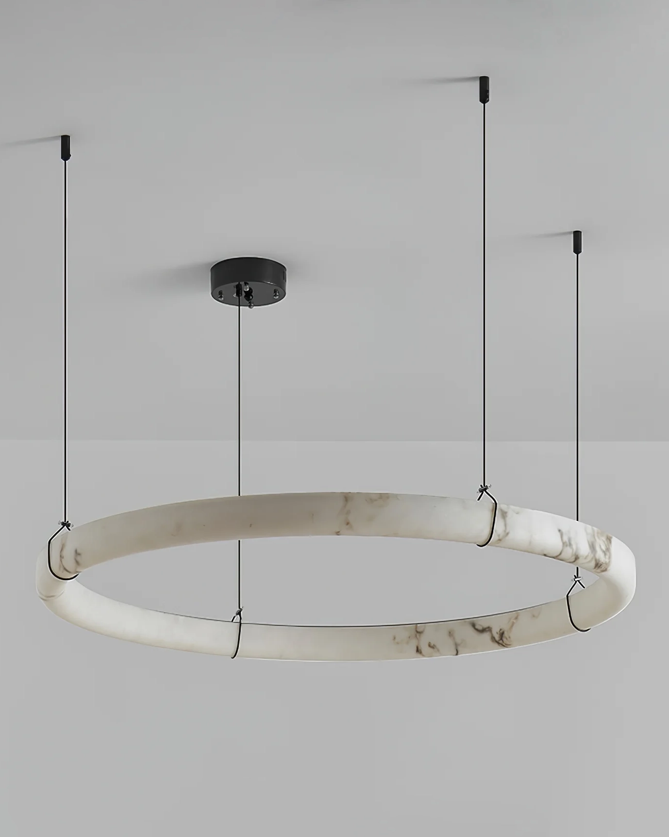 Alabaster Ring Pendant Lamp