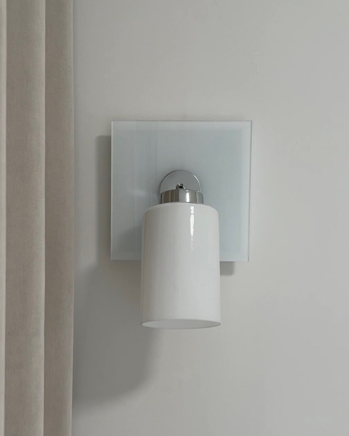 Alba Milk Glass Wall Sconce