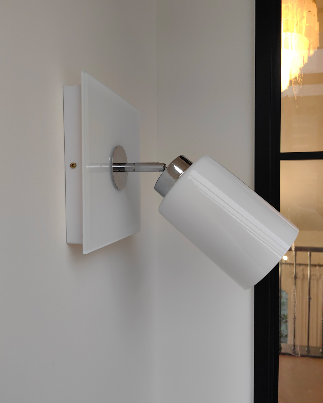 Alba Milk Glass Wall Sconce