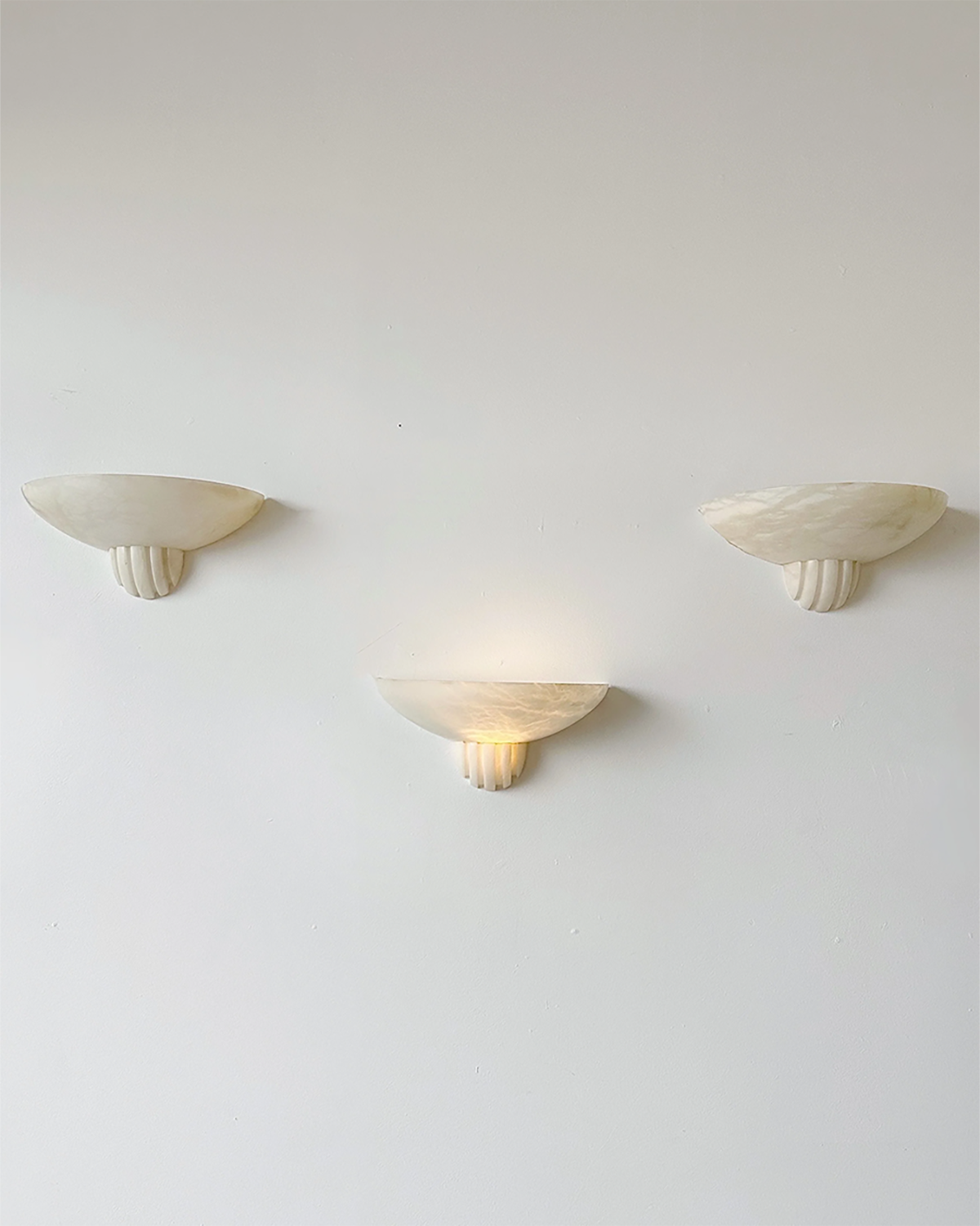 Alba Travertine Wall Sconce