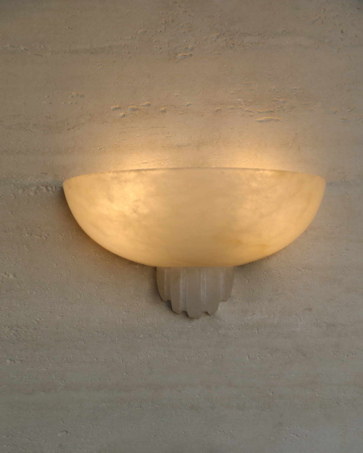 Alba Travertine Wall Sconce