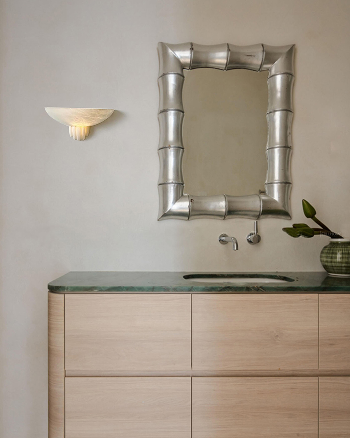 Alba Travertine Wall Sconce