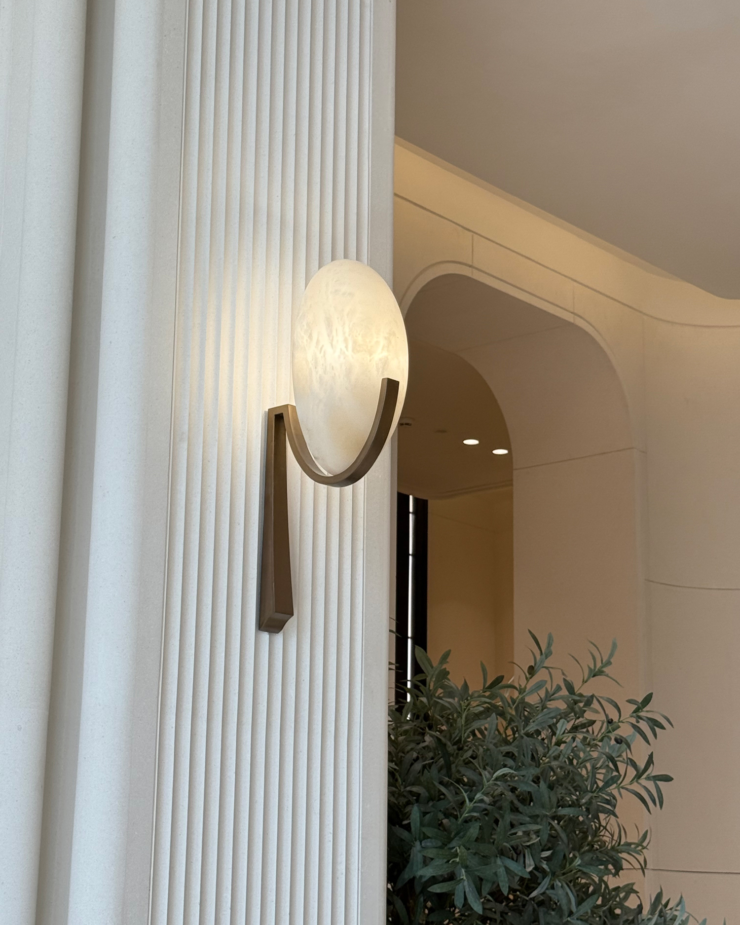 Alora Alabaster Wall Light
