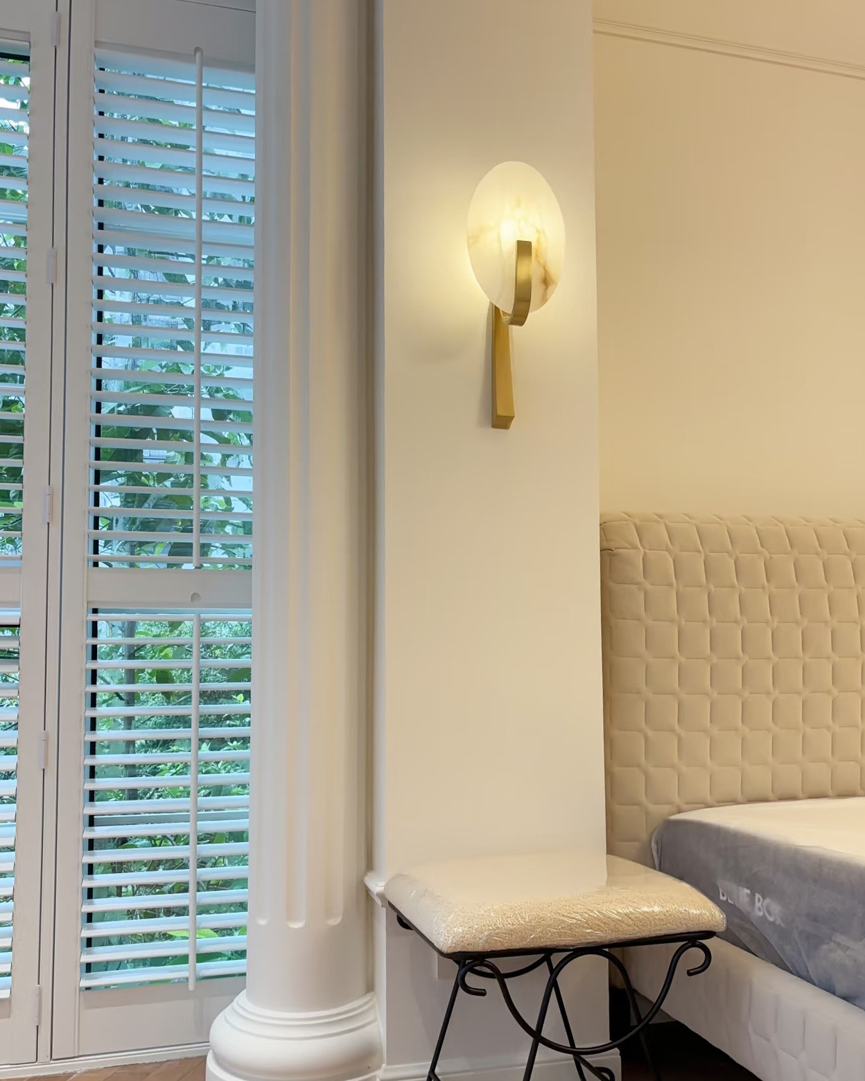 Alora Alabaster Wall Light