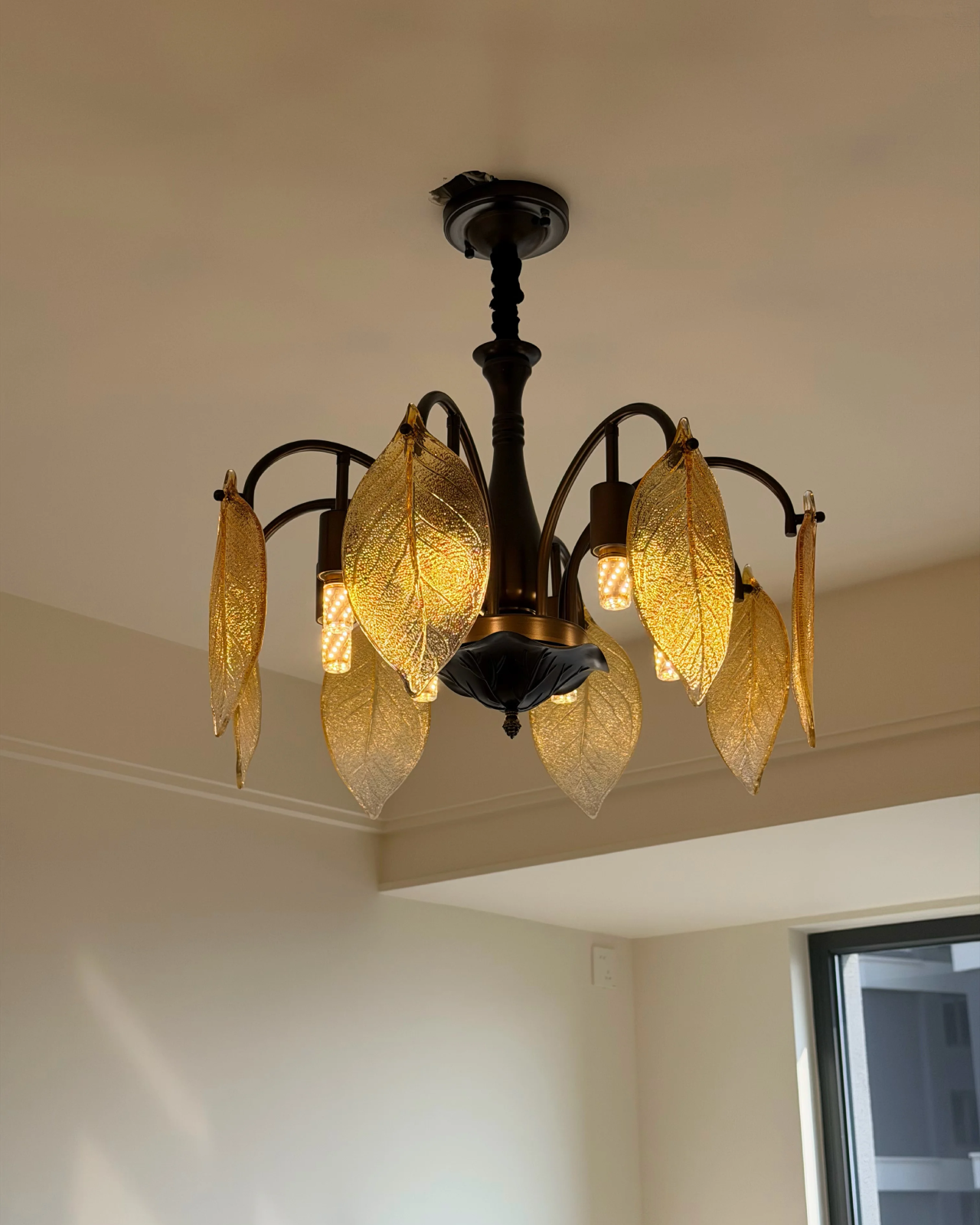 Amber Waltz Chandelier