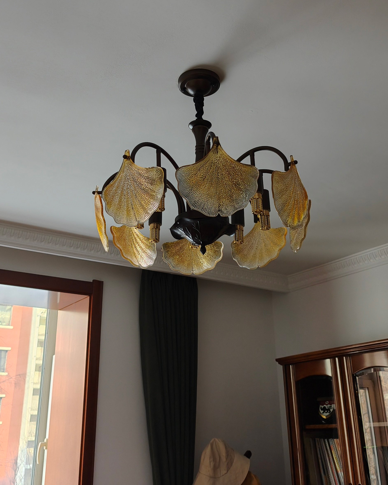 Amber Waltz Chandelier