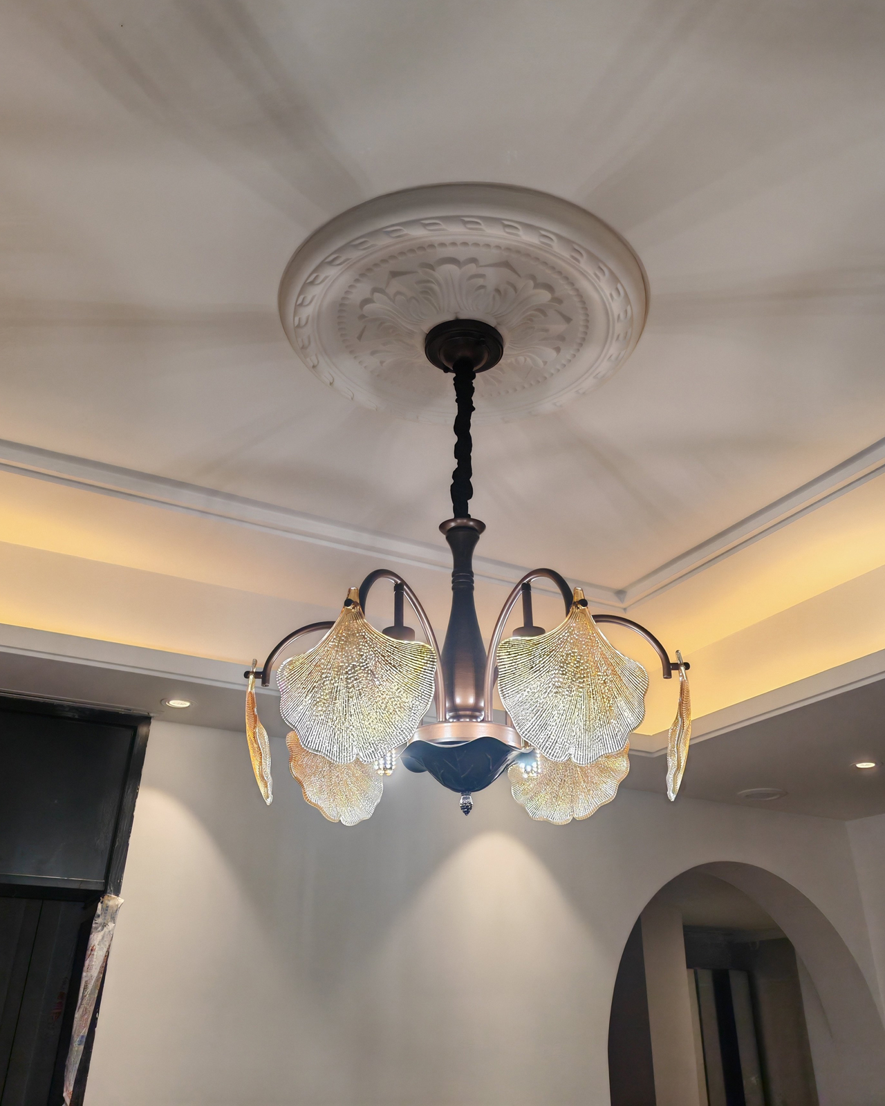 Amber Waltz Chandelier