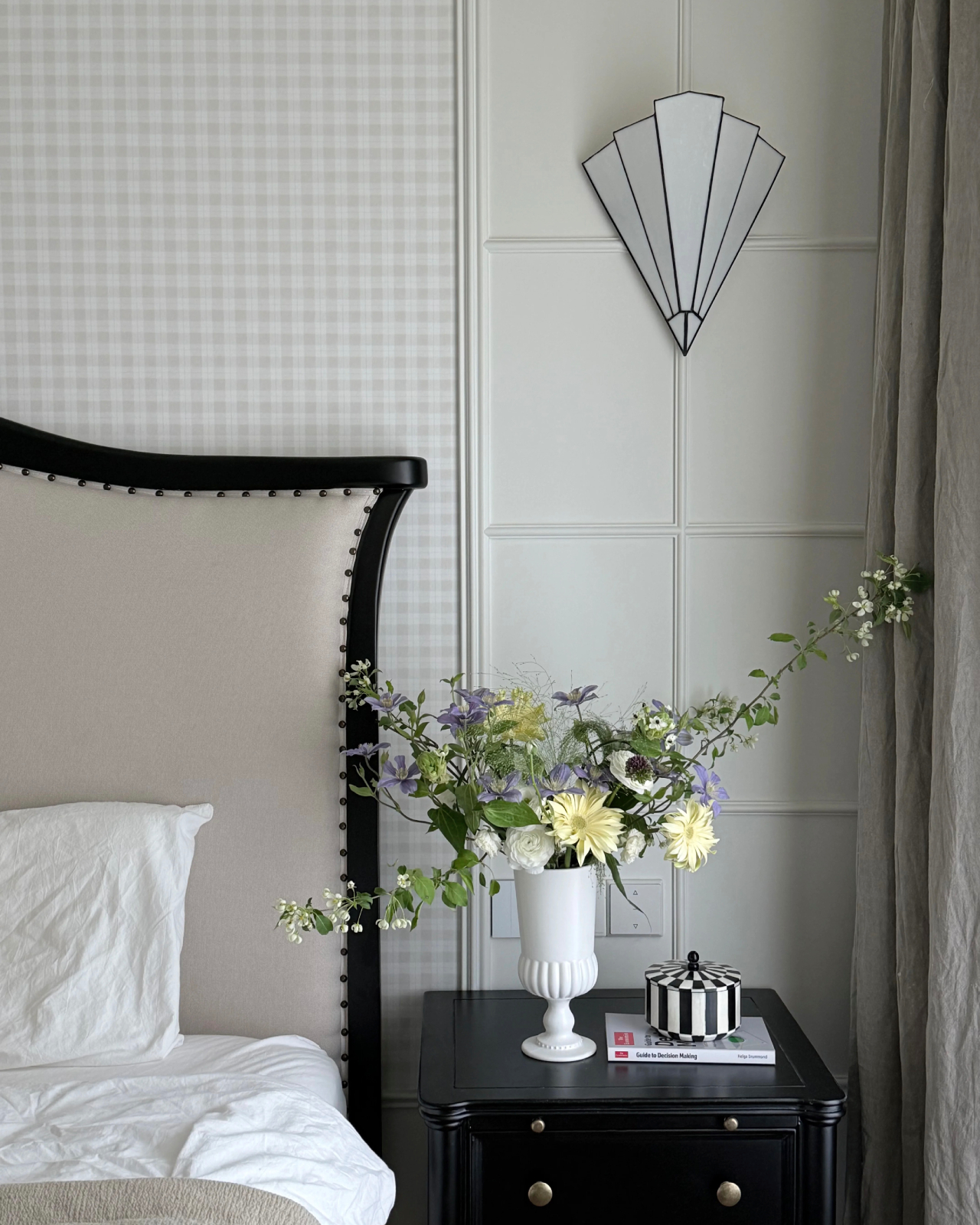 Astoria Fan Glass Wall Sconce