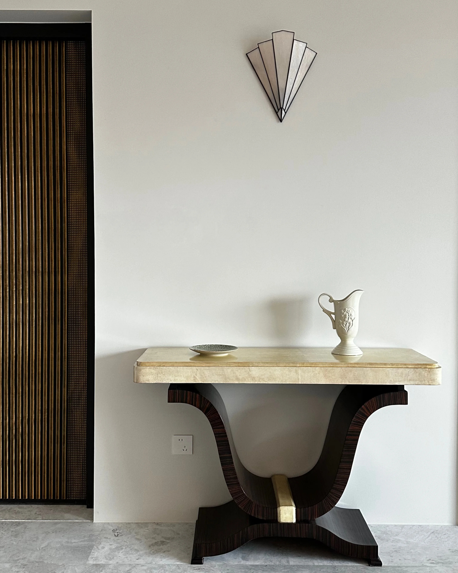 Astoria Fan Glass Wall Sconce