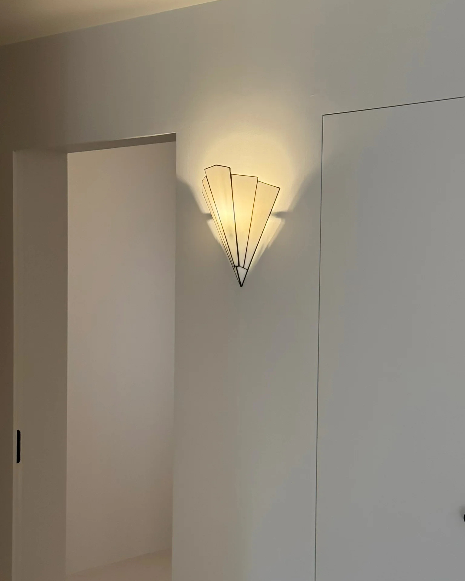 Astoria Fan Glass Wall Sconce