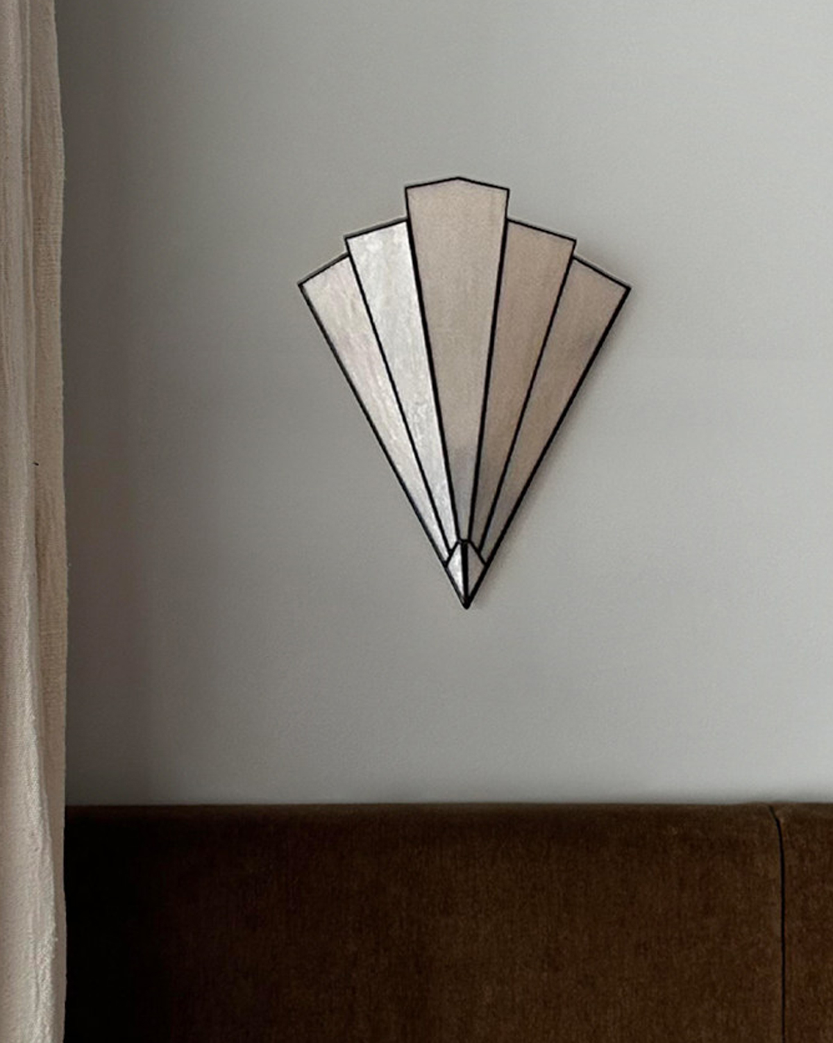 Astoria Fan Glass Wall Sconce