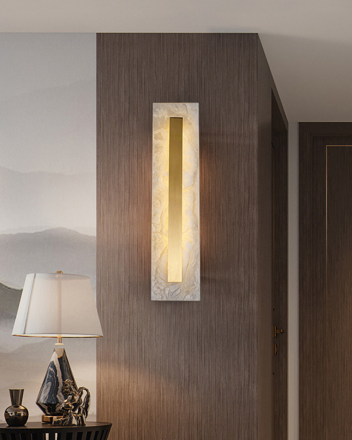 Atelier Veine Alabaster Wall Light
