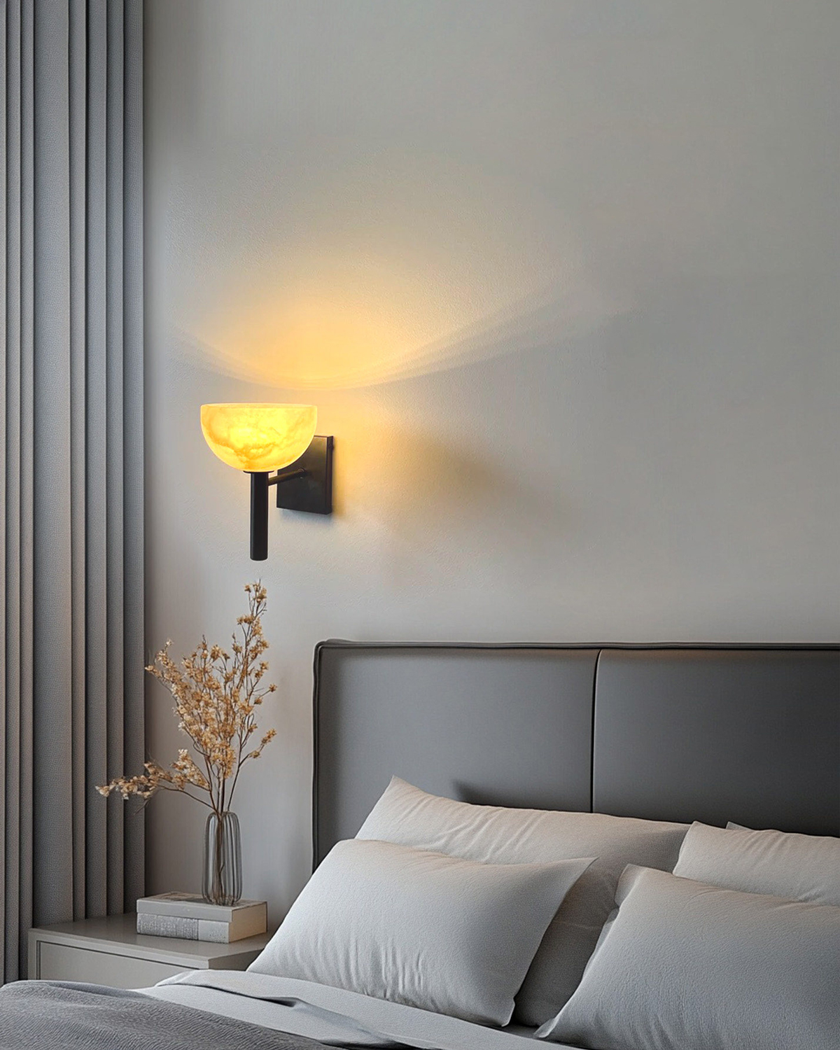 Aurel Grail Alabaster Wall Light