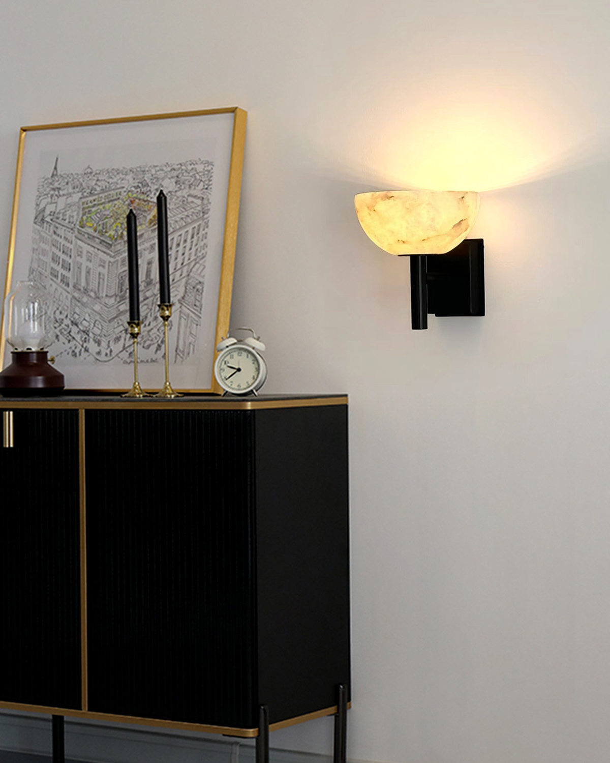 Aurel Grail Alabaster Wall Light