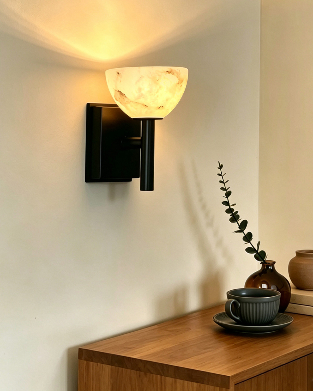 Aurel Grail Alabaster Wall Light