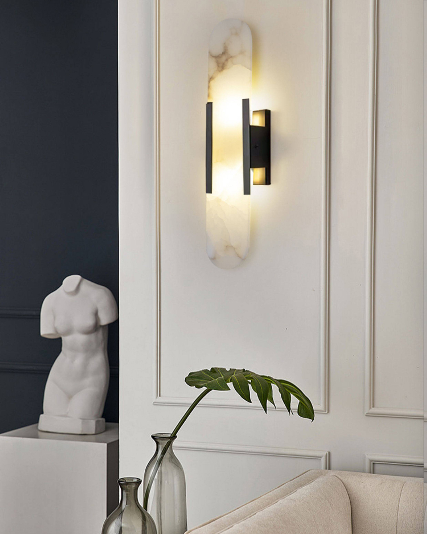 Aurelia Alabaster Wall Light