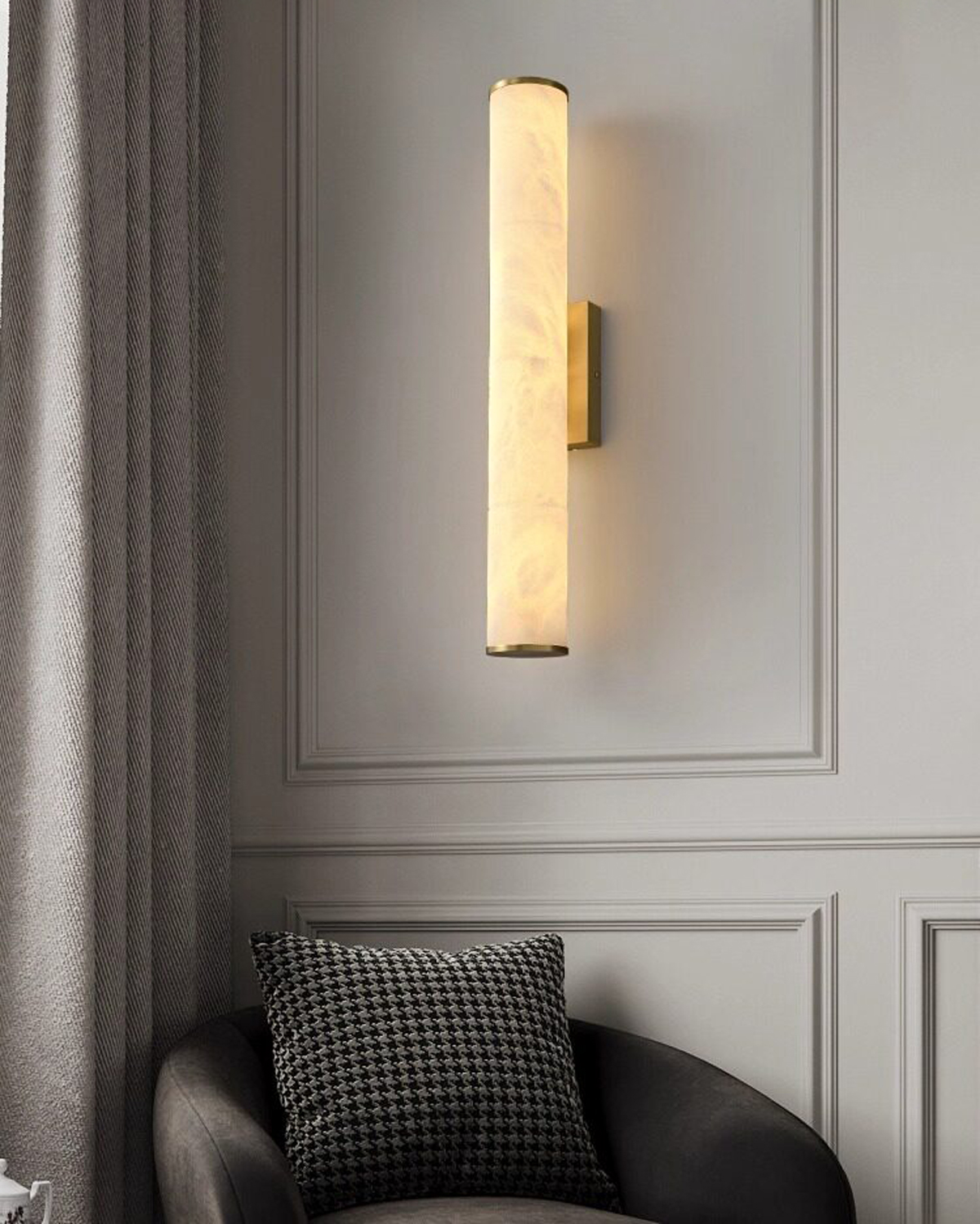 Aureline Alabaster Wall Light