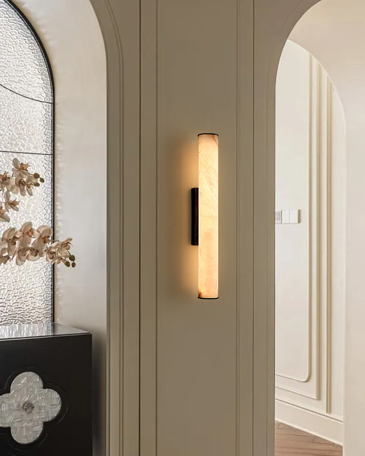 Aureline Alabaster Wall Light