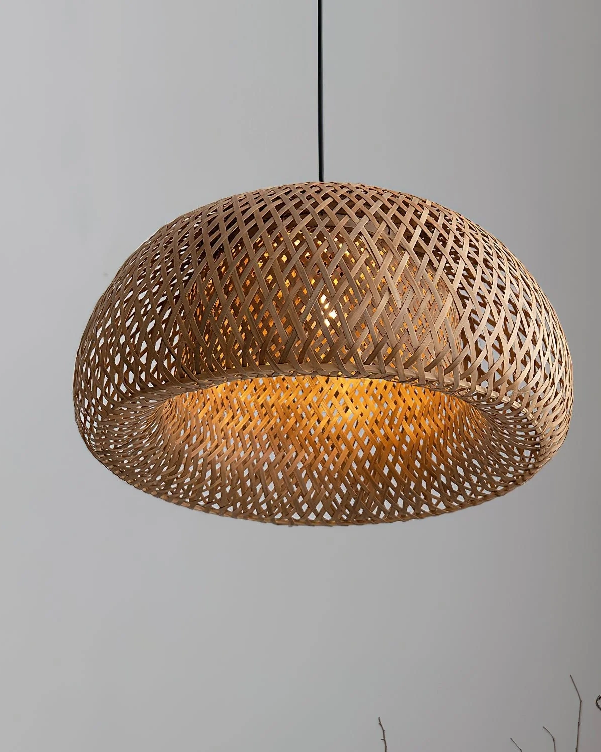 Bamboo Braided Pendant Lamp