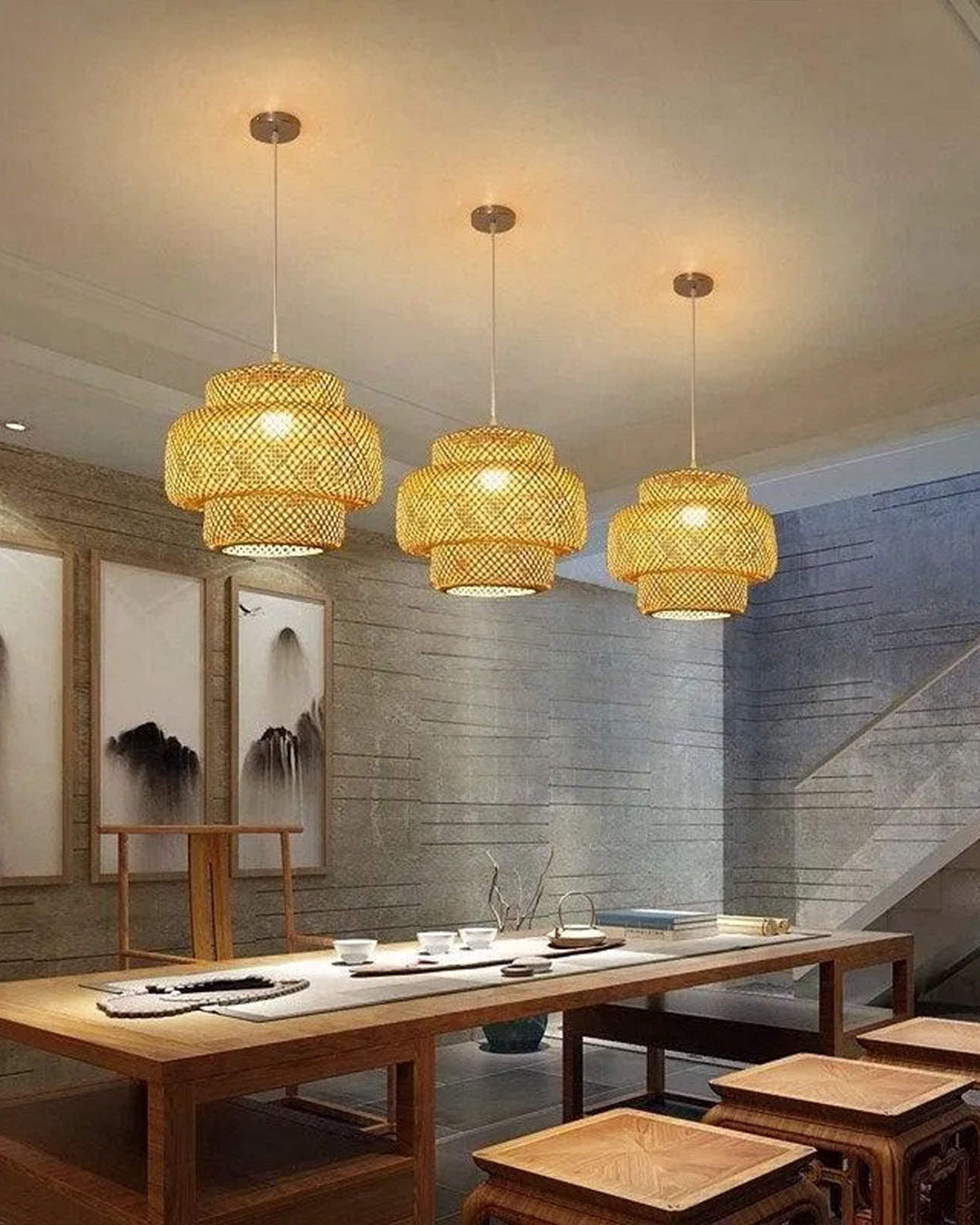Bamboo Pendant Light