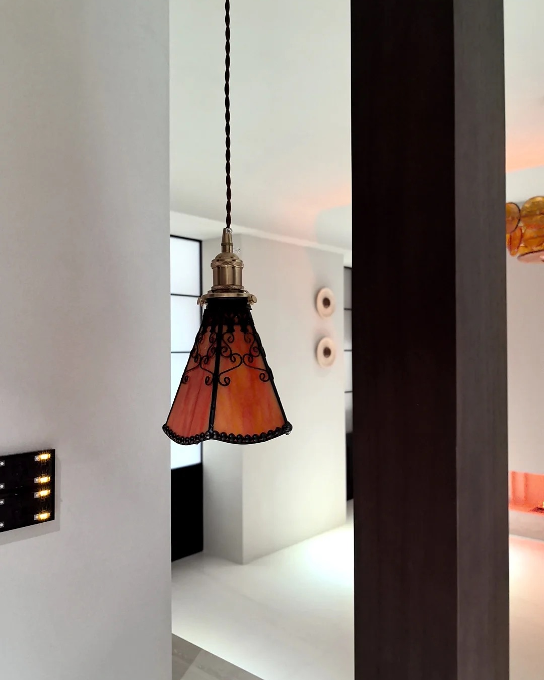Belle Epoque Glass Pendant Light