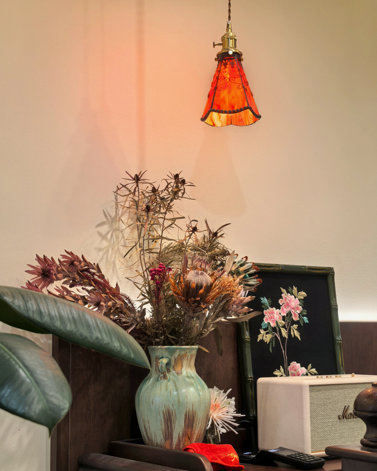 Belle Epoque Glass Pendant Light