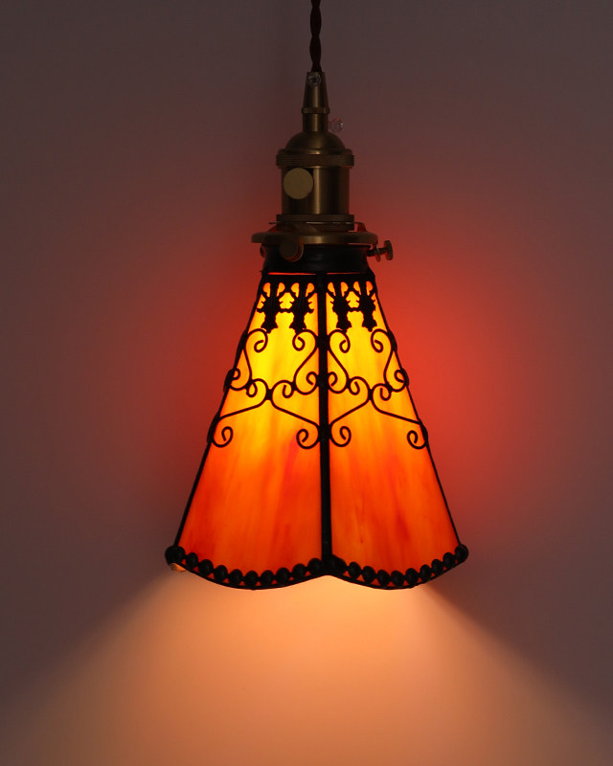 Belle Epoque Glass Pendant Light