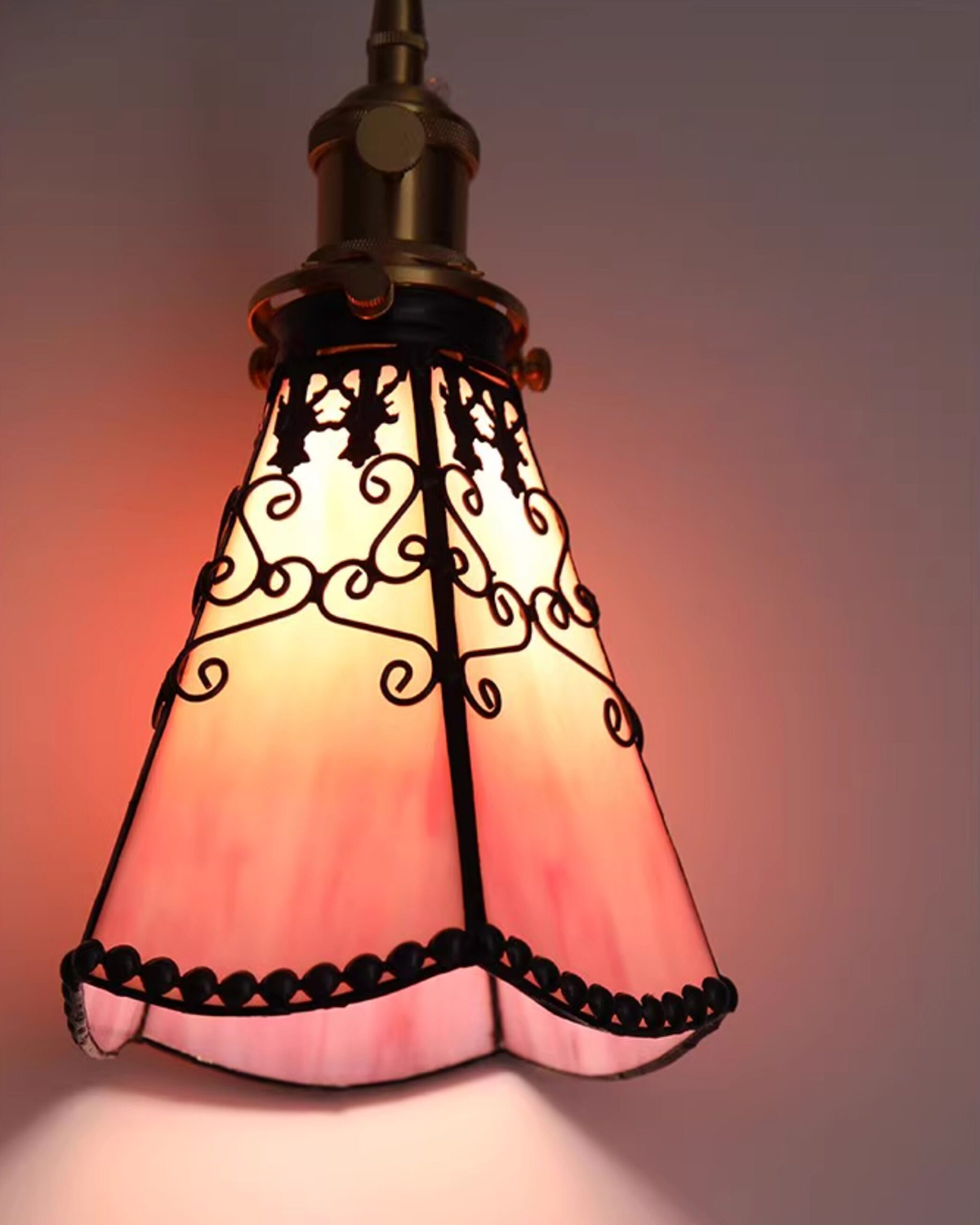 Belle Epoque Glass Pendant Light
