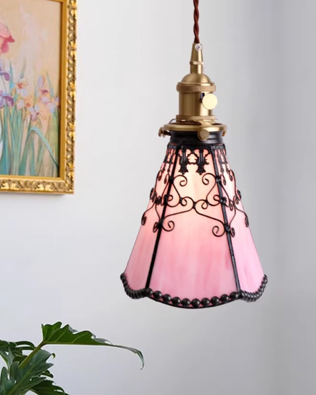Belle Epoque Glass Pendant Light