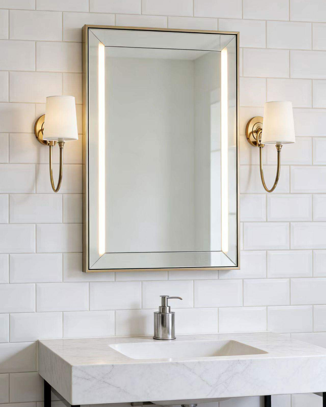 Belmont Brass Wall Light