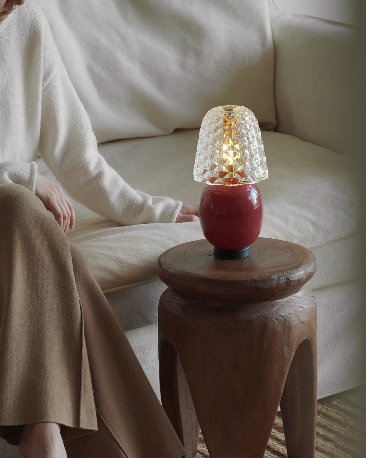 Bijou Glass Table Lamp