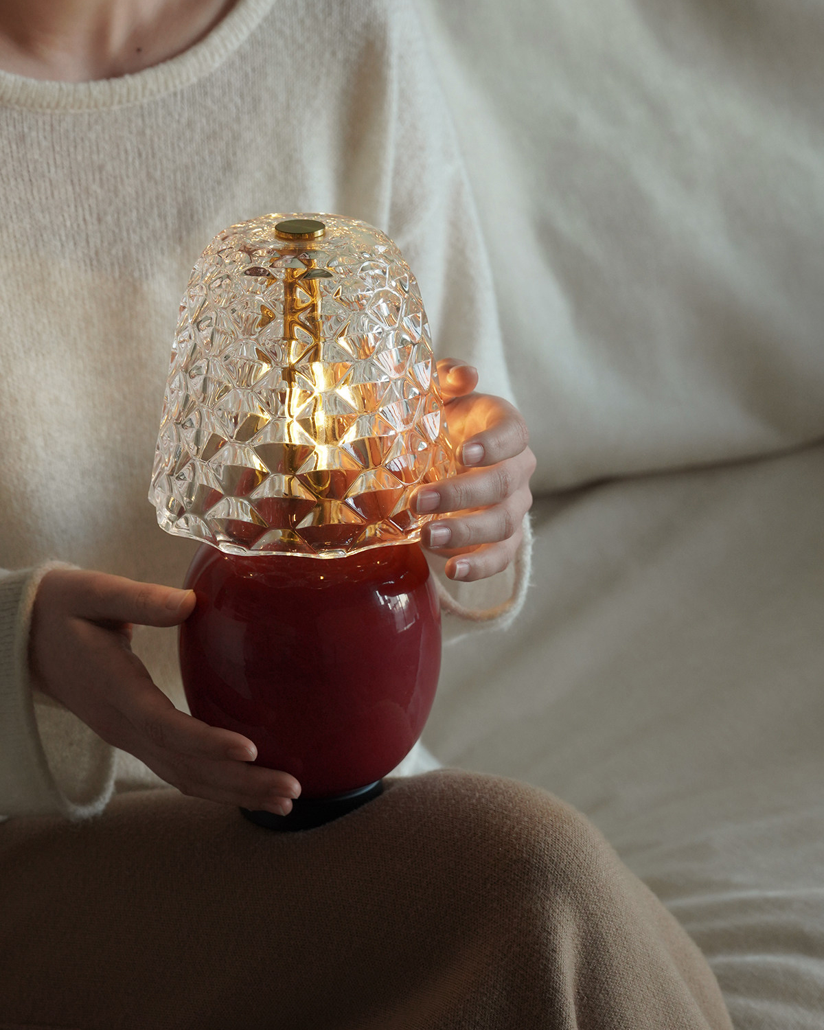 Bijou Glass Table Lamp