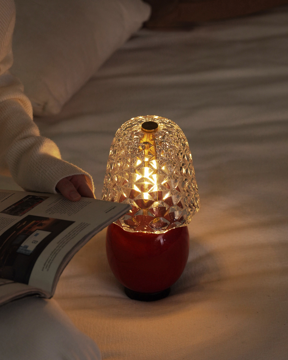 Bijou Glass Table Lamp