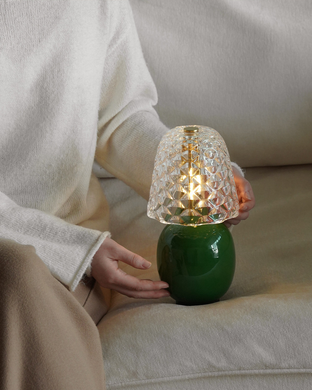 Bijou Glass Table Lamp
