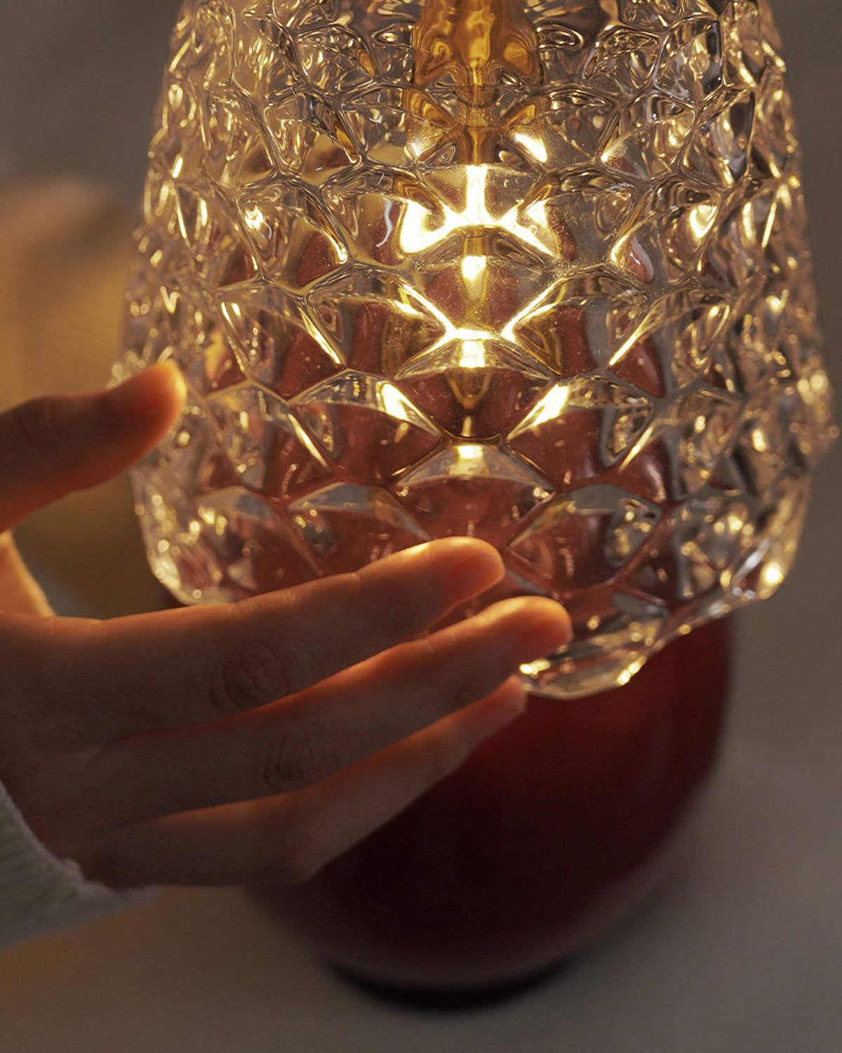 Bijou Glass Table Lamp