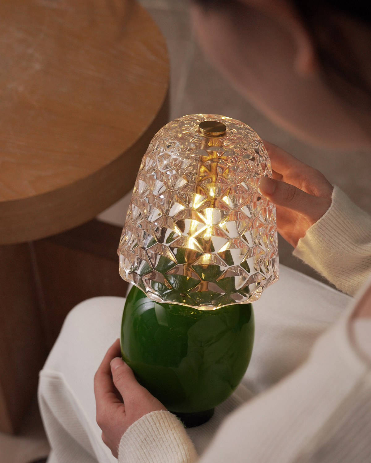 Bijou Glass Table Lamp