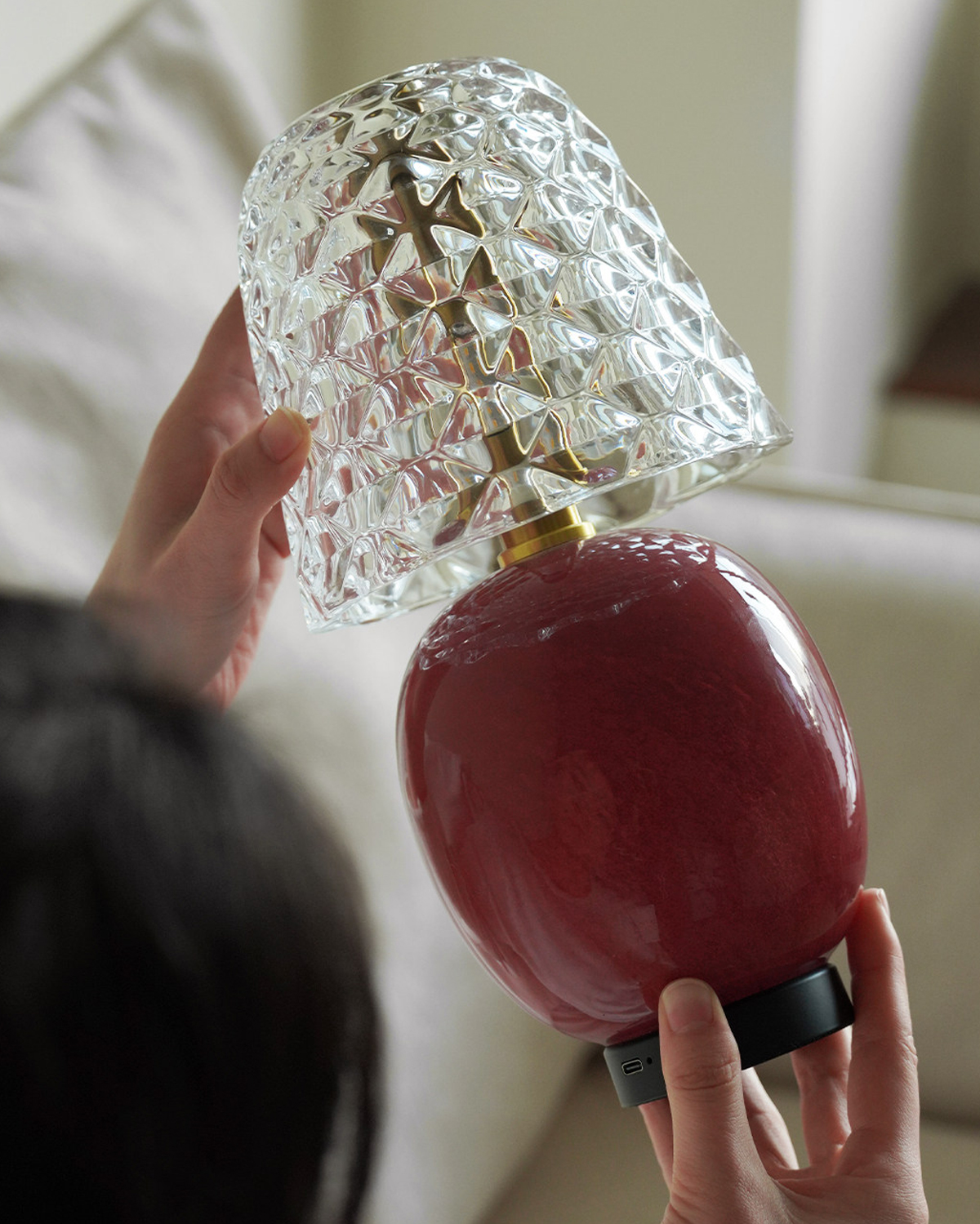 Bijou Glass Table Lamp