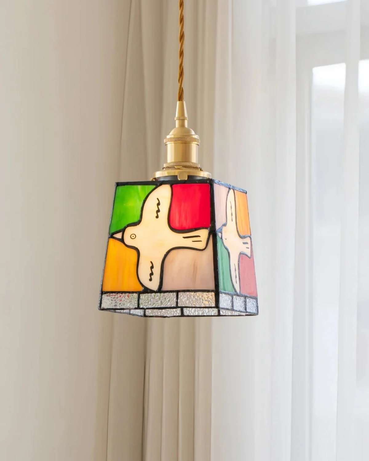 Birdsong Art Glass Pendant Light