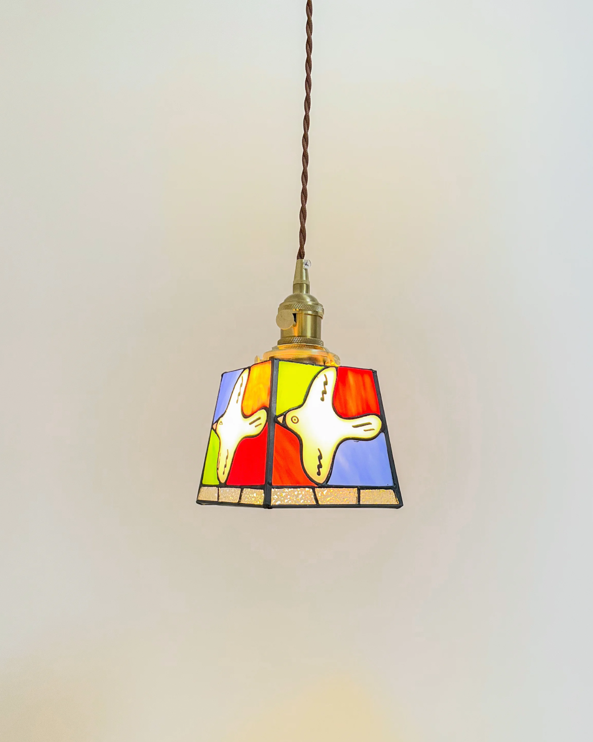 Birdsong Art Glass Pendant Light