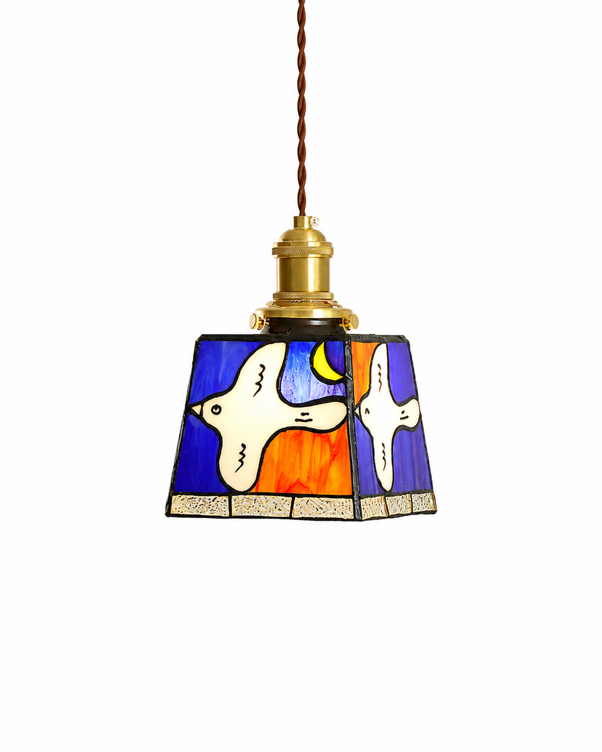 Birdsong Art Glass Pendant Light