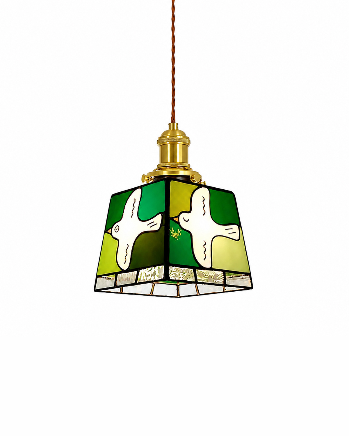 Birdsong Art Glass Pendant Light